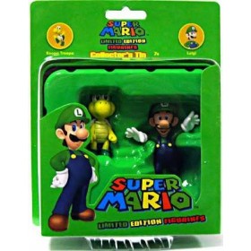Super Mario Limited Edition Figurines - Luigi / Koopa Troopa 2 Pack - Brand New